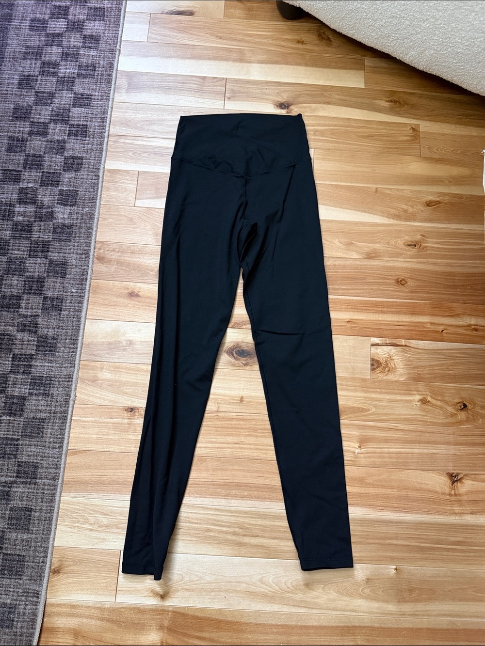 High-Waist Black Women's Active Leggings
